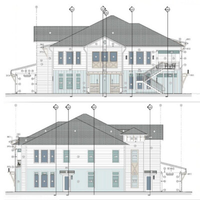 Ocean club retreat renderings 2d