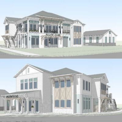 Ocean club retreat renderings 3d